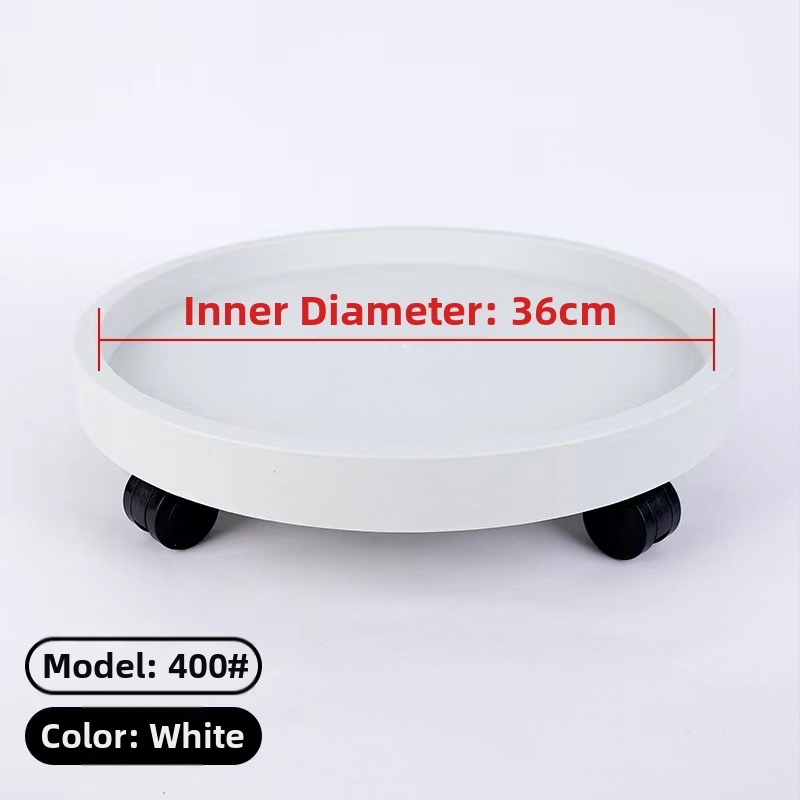 Gėlių vazonėlių padėklas su ratukais ir drenažu, judantys universalieji ratukai, plastinė bazė, išlieta injekciniu formavimu • Medžiaga: Plastikas • Gamybos technologija: Injekcinis formavimas • Ekspotas tarpvalstybinių rinkų: Taip • Importas: Ne