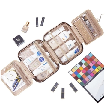 Τσαντάκι καλλυντικών με γάντζο - βαμβακερό, φορητό για ταξίδια, οργανωτής μπάνιου