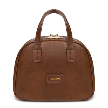 Τσαντάκι μακιγιάζ - vintage δέρμα oil-wax, εσωτερικό PU, αδιάβροχο, διευρύσιμο για ταξίδια (PU επένδυση; αδιάβροχο; διευρύσιμο)