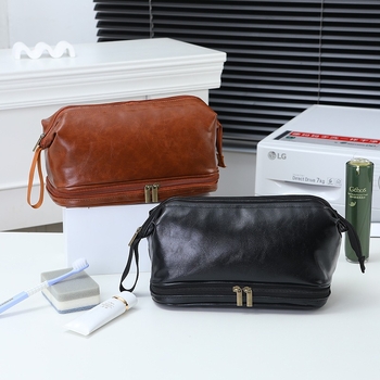 Ανδρικό PU τσαντάκι περιποίησης για ταξίδι – αναπνεύσιμο, πολύ ελαφρύ, αντιβακτηριακό, αστικό στυλ