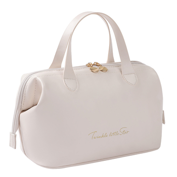 Zhe Yan Γαλλική τσάντα μακιγιάζ με κυβική μορφή από PU, πολυλειτουργική για ταξίδια