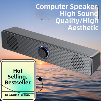 Настолни Bluetooth колонки за компютър, USB вход, 2.0 стерео, 6W мощност, 5V захранване