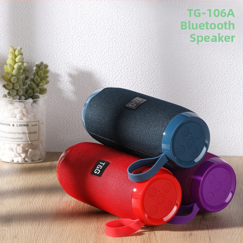 TG106A Bluetooth колонка – Преносима за външни условия, TWS, 2 говорителя, 10W, Bluetooth 5.3, 100Hz-20kHz, 1200-2000mAh, SNR ≥75dB