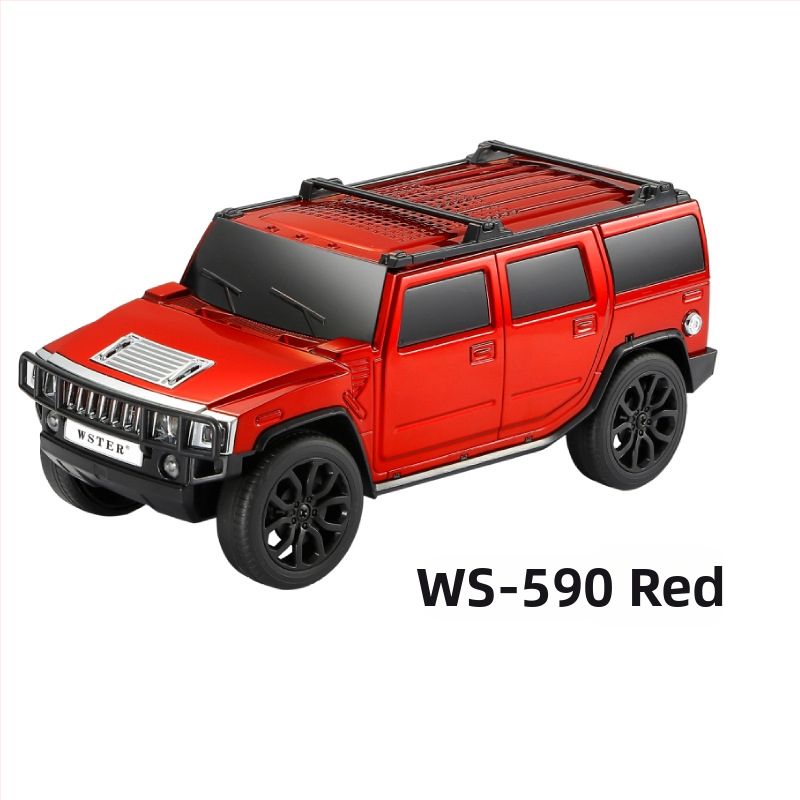 Bluetooth ηχείο σε σχέδιο Hummer αυτοκινήτου – έξοδος 5W, Bluetooth 5.0, ενσωματωμένη μπαταρία 1200–2000 mAh, συχνότητα 100 Hz–20 kHz, συμβατό με TWS