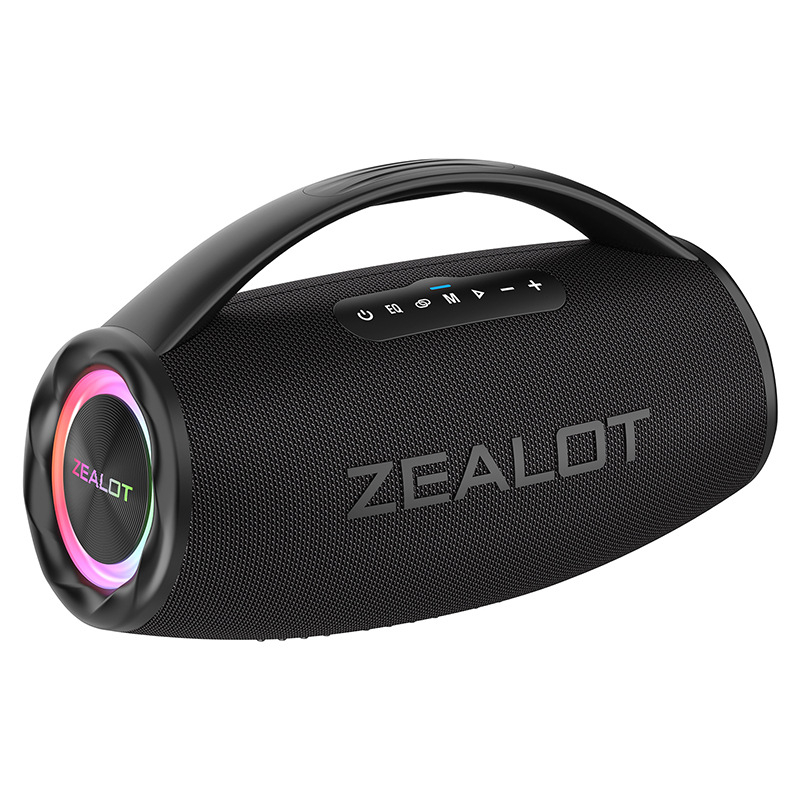 ZEALOT Fanatic S97 80W Bluetooth 5.2 φορητό εξωτερικό ηχείο με 4 οδηγούς και ενσωματωμένη μπαταρία 6000mAh IPX6
