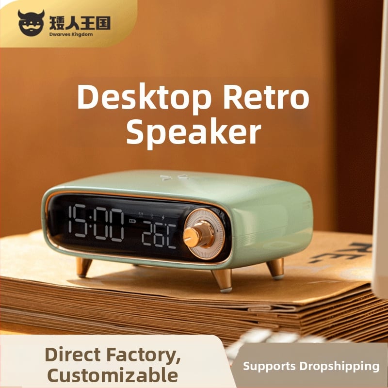 Dwarf Kingdom Elf επιτραπέζιο Bluetooth ηχείο με ενσωματωμένη μπαταρία, 18W ισχύος, Bluetooth 5.0, 40Hz-20kHz, SNR ≥70dB