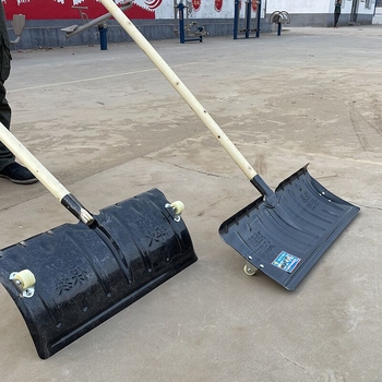 Sniego šluotelė su ratu, Suntory, tankus mangano plienas, žemės ūkio sniego valymas