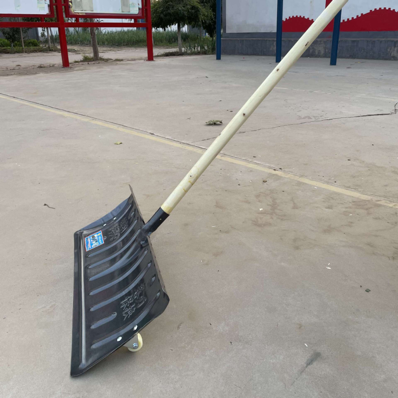 Sniego šluotelė su ratu, Suntory, tankus mangano plienas, žemės ūkio sniego valymas