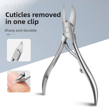 Комплект за маникюр и педикюр от неръждаема стомана – преносим домашен инструмент с клещи за канали на ноктите, многофункционални пинсети, резец за мъртва кожа и дермабразьор