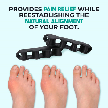 Silikona piecu pirkstu atdalītājs, modelis 81108896, piemērots tenisiem un ikdienas apaviem