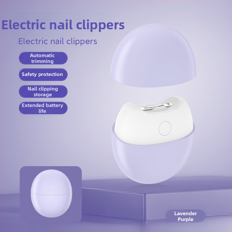 SENIE електрически нокторезач – преносим маникюрен апарат с анти-заклещващ механизъм, за възрастни и бебета, пластмаса + неръждаема стомана