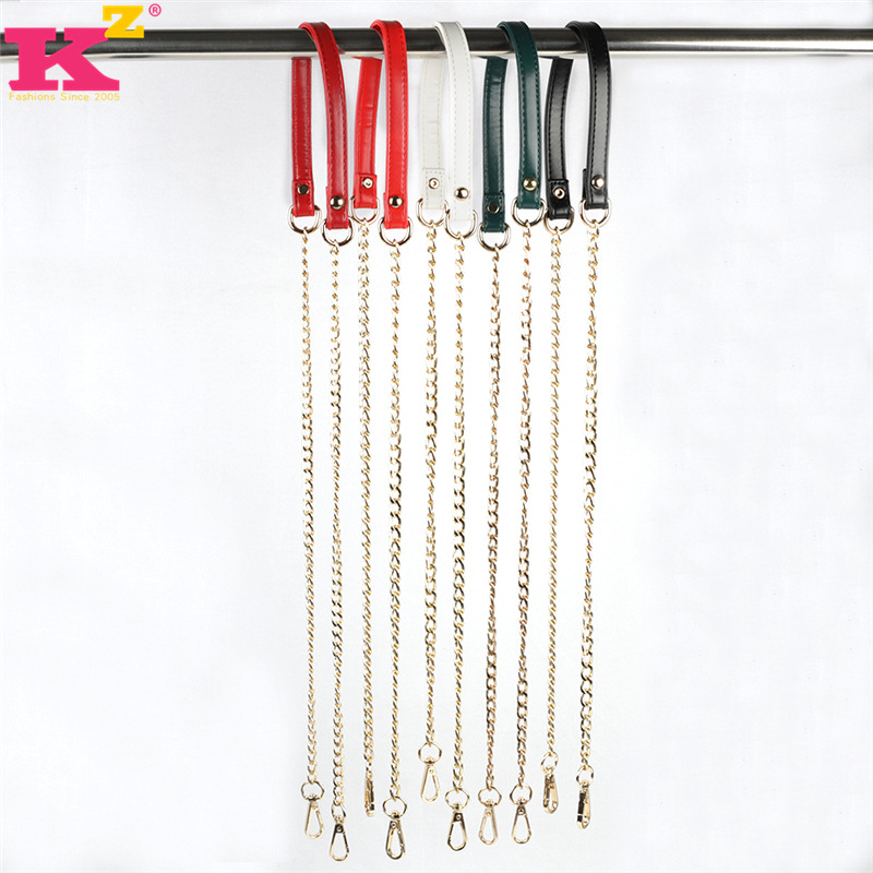 PU odos pečių diržas su grandine, modelis Pu chain strap, prekinis ženklas FASHIONS KZ, 2024 m. pavasaris