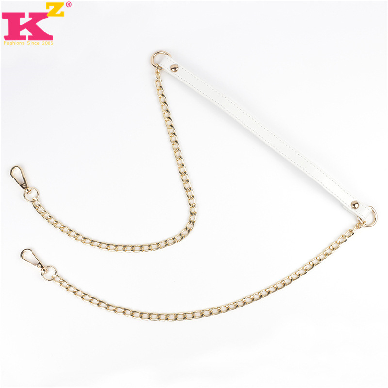 PU odos pečių diržas su grandine, modelis Pu chain strap, prekinis ženklas FASHIONS KZ, 2024 m. pavasaris