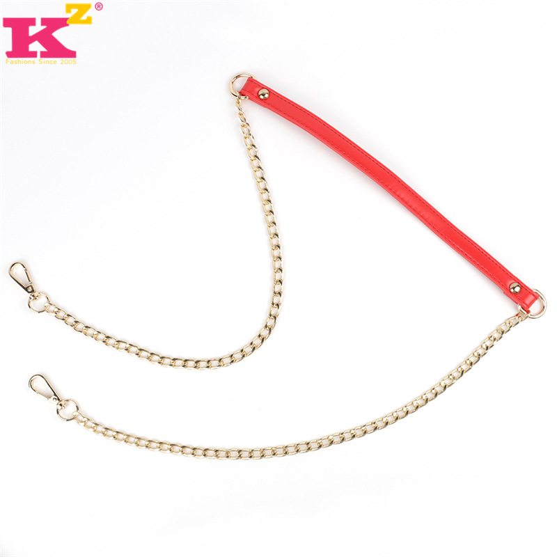 PU odos pečių diržas su grandine, modelis Pu chain strap, prekinis ženklas FASHIONS KZ, 2024 m. pavasaris