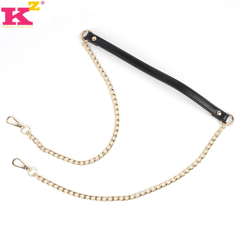 PU odos pečių diržas su grandine, modelis Pu chain strap, prekinis ženklas FASHIONS KZ, 2024 m. pavasaris