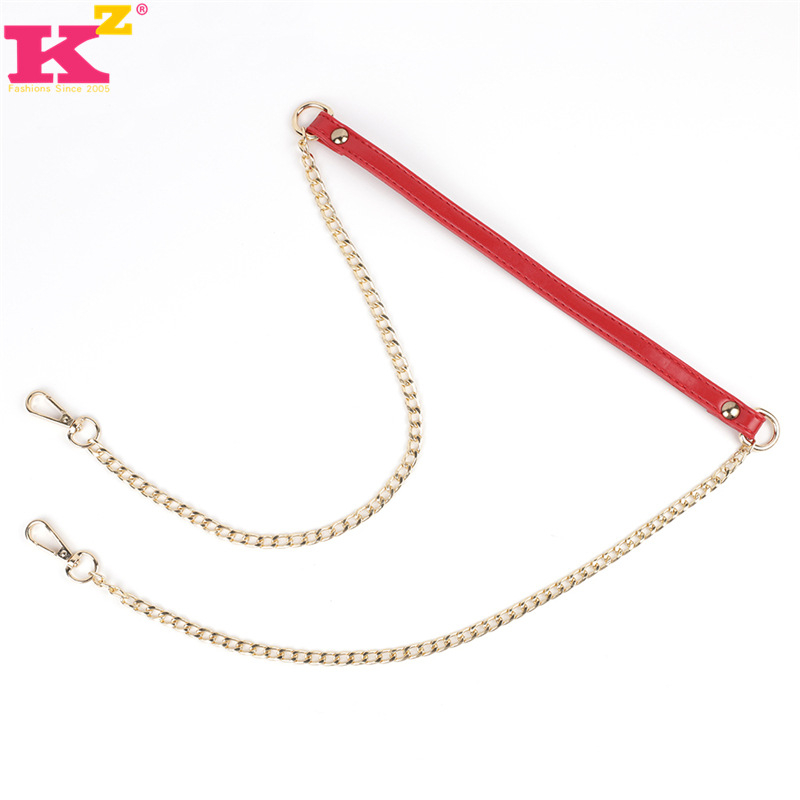 PU odos pečių diržas su grandine, modelis Pu chain strap, prekinis ženklas FASHIONS KZ, 2024 m. pavasaris