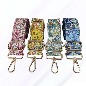 Krepšio peties diržas – reguliuojamas pakeičiamas diržas, Moden, poliesteris, nacionalinis raštas