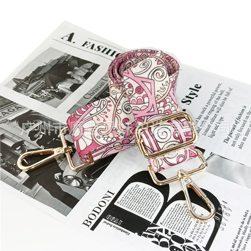 Krepšio peties diržas – reguliuojamas pakeičiamas diržas, Moden, poliesteris, nacionalinis raštas