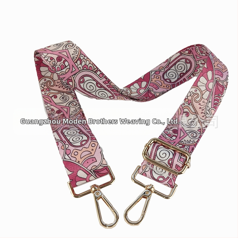 Krepšio peties diržas – reguliuojamas pakeičiamas diržas, Moden, poliesteris, nacionalinis raštas