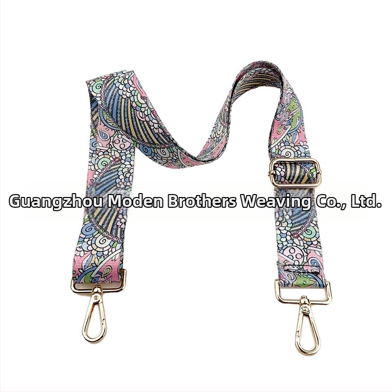 Krepšio peties diržas – reguliuojamas pakeičiamas diržas, Moden, poliesteris, nacionalinis raštas