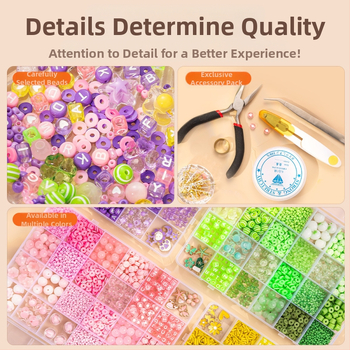 Σετ χαντρών από γυάλινες χάντρες, ηλεκτροπλατιωμένες στρογγυλές χάντρες, ευγενικό μοτίβο