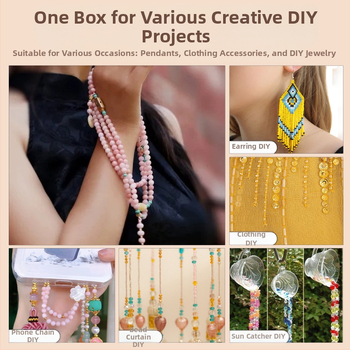 Σετ χαντρών από γυάλινες χάντρες, ηλεκτροπλατιωμένες στρογγυλές χάντρες, ευγενικό μοτίβο