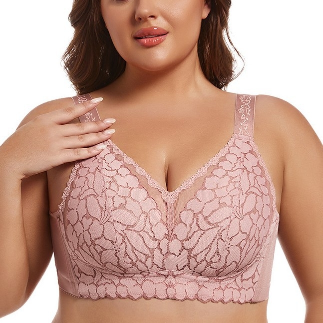 Σουτιέν δαντέλας, παραδοσιακό στυλ, νάιλον υλικό, ultra‑λεπτό καλούπι, πλήρες cup, σταθερές διπλές τιράντες, πίσω κλείσιμο τεσσάρων σειρών