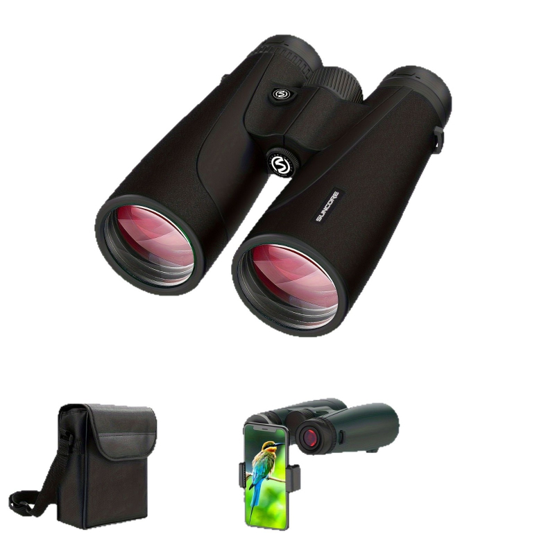 SUNCORE Rhino Κιάλια, 10x/12x, HD οπτικά για εξωτερική παρατήρηση