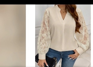 Moteriški marškiniai su ilgomis rankovėmis, stovimas apykaklė, laisvas kirpimas, poliesteris, pavasaris 2025