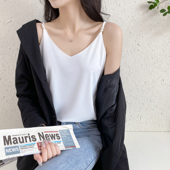 Γυναικείο Sling-top χωρίς μανίκια, απλός στυλ, V-λαιμό, χαλαρή γραμμή, κανονικό μήκος