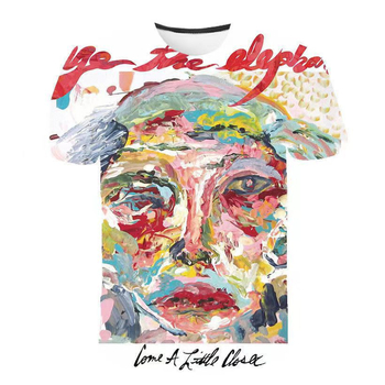 Μπλουζάκι με 3D ψηφιακή εκτύπωση προσώπου, πολυεστέρας, άνετη γραμμή, στρογγυλός λαιμός