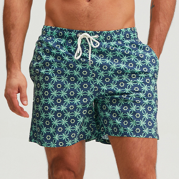 Ανδρικά σορτς παραλίας με γρήγορο στέγνωμα, μείγμα πολυεστέρα 96%, μικροελαστικότητα, ίσια γραμμή, αθλητικό στιλ, καλοκαίρι