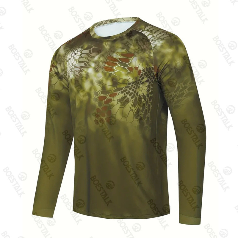 Мъжка риболовна риза с UV защита, бързосъхнеща и дишаща, от бамбукови влакна