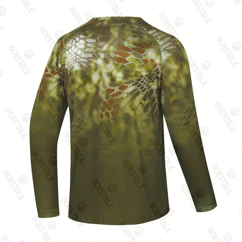 Мъжка риболовна риза с UV защита, бързосъхнеща и дишаща, от бамбукови влакна