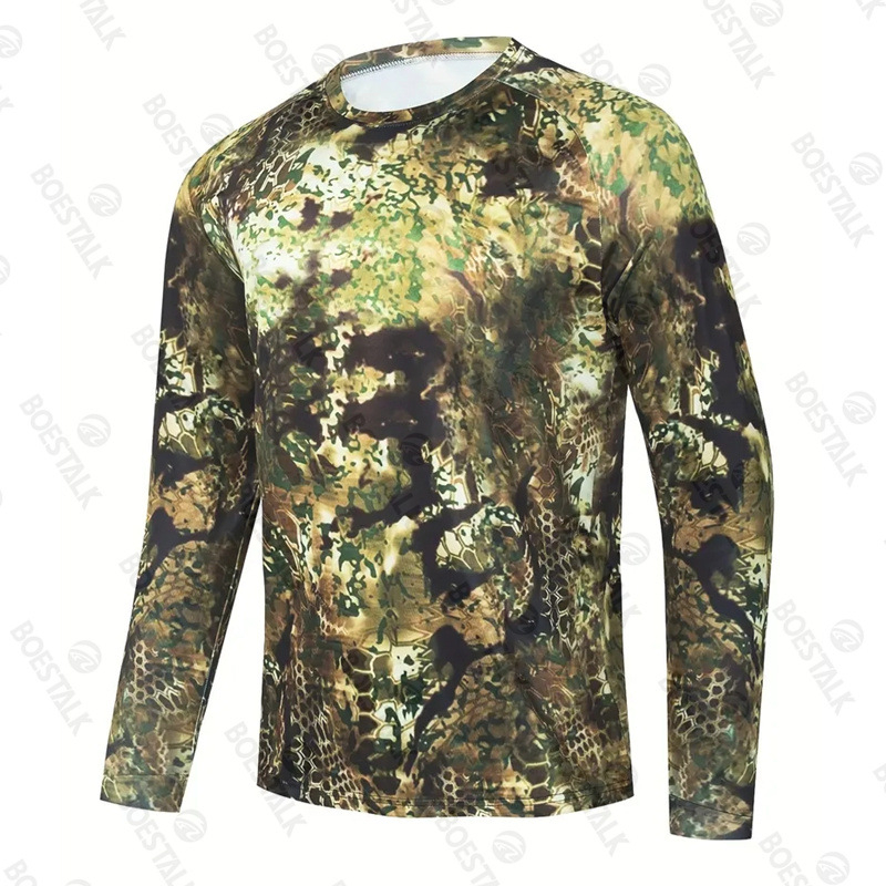 Мъжка риболовна риза с UV защита, бързосъхнеща и дишаща, от бамбукови влакна