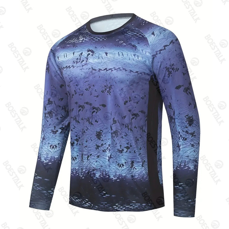 Мъжка риболовна риза с UV защита, бързосъхнеща и дишаща, от бамбукови влакна