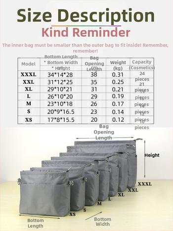 Καλλυντική τσάντα από Oxford ύφασμα, εσωτερική επένδυση νάιλον, αδιάβροχη, αντι-κλοπή, unisex