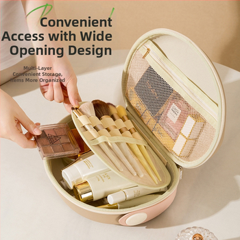 Τσάντα καλλυντικών με σκληρό περίβλημα EVA, αδιάβροχη, φορητή για ταξίδια, unisex, αστικού μινιμαλιστικού στυλ