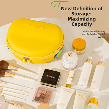 Τσάντα καλλυντικών με σκληρό περίβλημα EVA, αδιάβροχη, φορητή για ταξίδια, unisex, αστικού μινιμαλιστικού στυλ