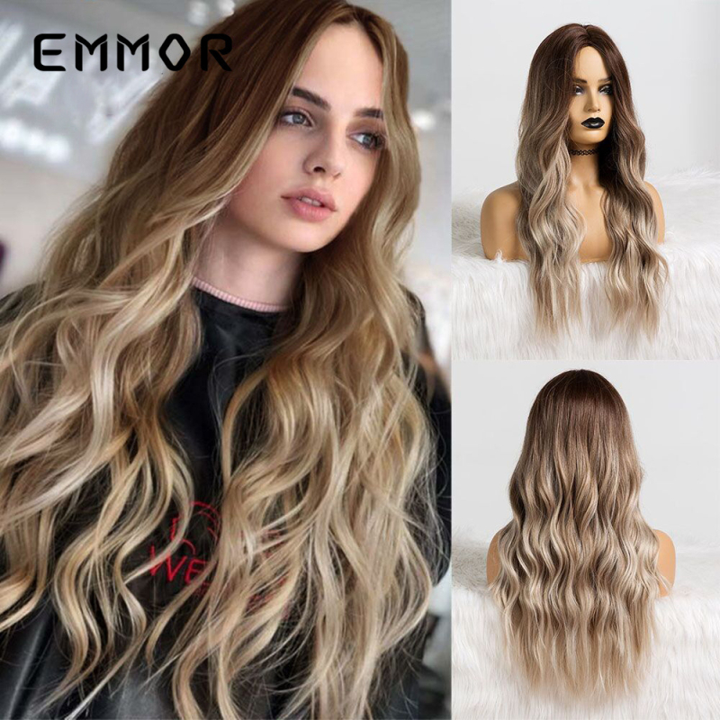 Natūralus plaukų perukas, aukštos temperatūros pluoštas, modelis LC179, tiesūs plaukai