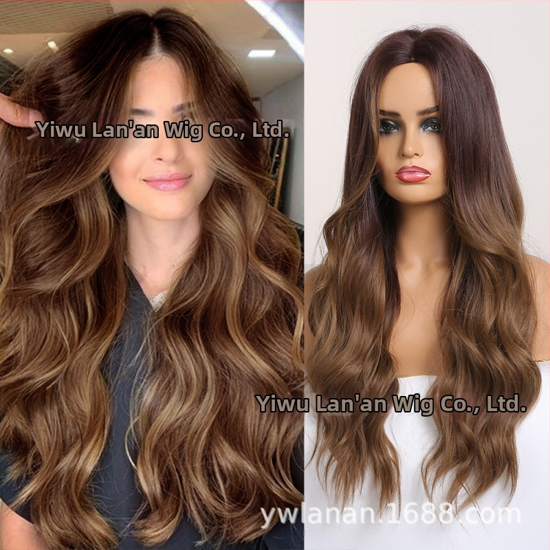 Natūralus plaukų perukas, aukštos temperatūros pluoštas, modelis LC179, tiesūs plaukai