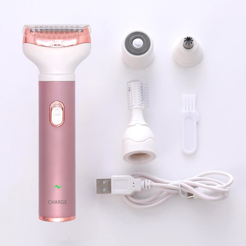 Ηλεκτρικός αποτριχωτής σώματος με LCD οθόνη, USB τροφοδοσία, 4‑σε‑1, μοντέλο RF‑701, στεγνή χρήση, για όλο το σώμα