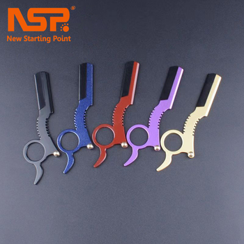 NSP χειροκίνητος ξυριστήρας για κομμωτήρια, ανοξείδωτο ατσάλι, κλασικός σχεδιασμός, λεπίδα 1 τεμάχιο, συσκευασία 240 τεμάχια