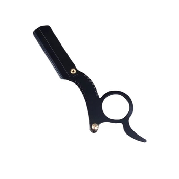 NSP χειροκίνητος ξυριστήρας για κομμωτήρια, ανοξείδωτο ατσάλι, κλασικός σχεδιασμός, λεπίδα 1 τεμάχιο, συσκευασία 240 τεμάχια