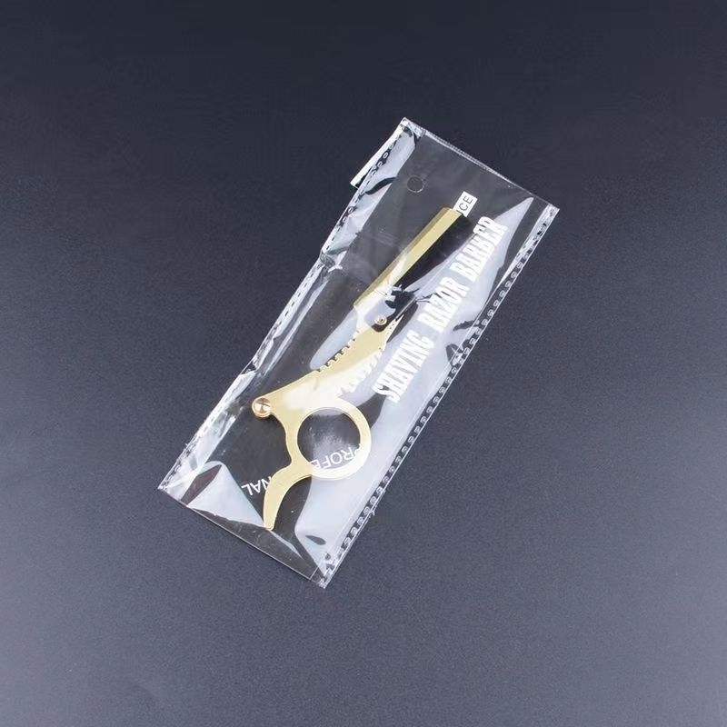 NSP χειροκίνητος ξυριστήρας για κομμωτήρια, ανοξείδωτο ατσάλι, κλασικός σχεδιασμός, λεπίδα 1 τεμάχιο, συσκευασία 240 τεμάχια