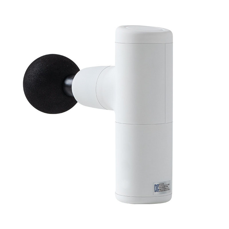 Mini masažni pištolj za fascije s brushless motorom, duboko opuštanje mišića, 4 nastavka, 1800–3200 rpm, 4 postavke, ugrađena baterija >12 h, niska buka 36–45 dB