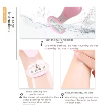 Γυναικεία χειροκίνητη συσκευή αποτρίχωσης σώματος για μασχάλες, πόδια, χέρια και ευαίσθητες περιοχές