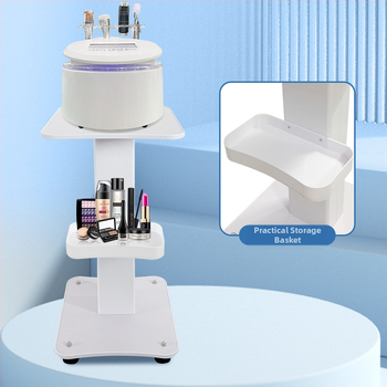 Stacionārs kosmētikas instrumentu trolis komerciālām salonām ar pamata uzglabāšanas plauktu, IPX0, bez iebūvētas baterijas