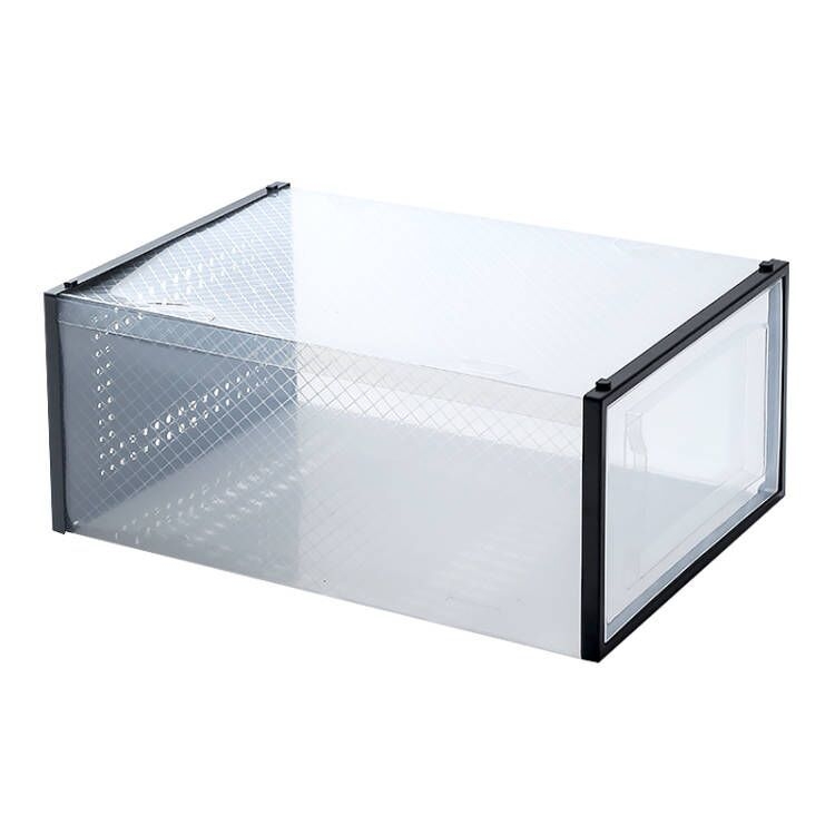 Cutie de depozitare pentru pantofi, pliabilă, transparentă, anti-praf (din PP plastic)