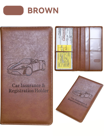 Pasporto ir asmens dokumentų laikiklis — PU medžiaga, Brown Mouse prekės ženklas, verslo kelionių stilius, neutrali lytis